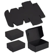 Boîte cadeau à monter soi-même 8.3x6x3cm - Noir x1