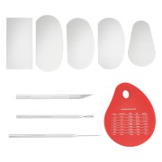 Set de 9 accessoires de modelage pour argile et pâte polymère|raw }}