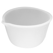 Verre doseur en silicone gradué 600 ml avec bec verseur - Transparent x1|raw }}