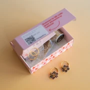 Mes bijoux DIY - Kit Boucles d'oreilles fleurs en tissage Miyuki