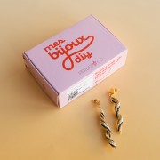 Mes bijoux DIY - Kit Boucles d'oreilles spirales avec perles Miyuki