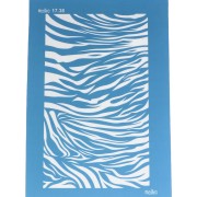Silk Screen Moiko pour Pâte polymère 74x105 mm - Motif Zèbre 17.38|raw }}