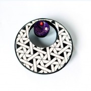 2 Silk Screens superposables Moiko pour pâte polymère 74x105 mm - Motif Léopard