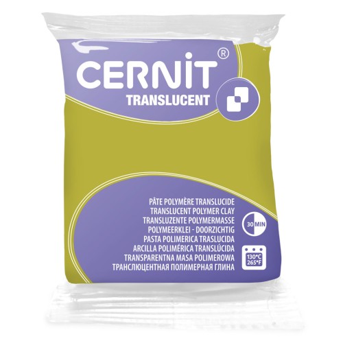 Pâte Cernit Translucent - Mirabelle (n°606) x56gr