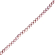 Perles d'eau douce olives irrégulières 6.5x5.5 mm - Rose nacré - Grade AAA x6