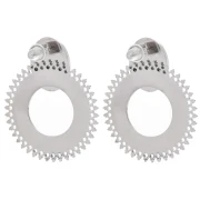 Clous d'oreilles chandelier 30 mm pour cabochon 14x10 mm - Acier inoxydable 316L x2