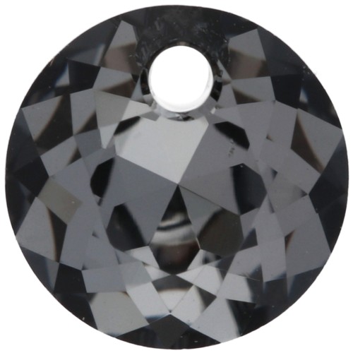 Pendentif Swarovski 6430 8 mm - Crystal Silver Night x1