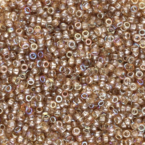 Rocaille Miyuki 15/0 55019 - Crystal Brown Rainbow x8g