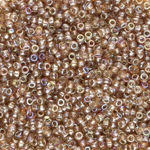 Rocaille Miyuki 15/0 55019 - Crystal Brown Rainbow x8g