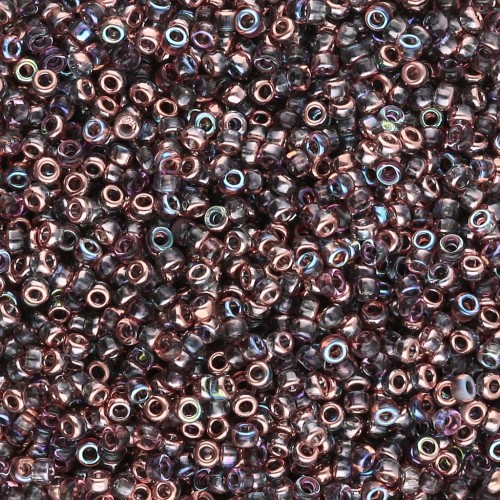 Rocaille Miyuki 15/0 55020 - Crystal Copper Rainbow x8g