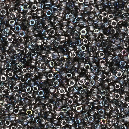 Rocaille Miyuki 15/0 55024 - Crystal Graphite Rainbow x8g
