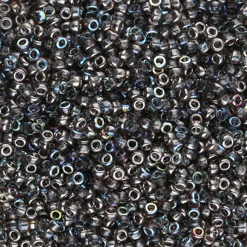 Rocaille Miyuki 15/0 55024 - Crystal Graphite Rainbow x8g