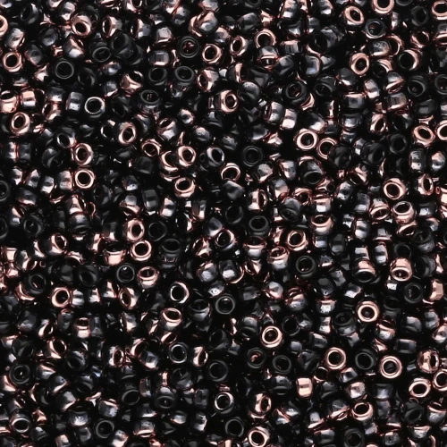Rocaille Miyuki 15/0 55034 - Black Capri Gold x8g