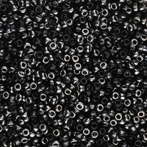 Rocaille Miyuki 15/0 55037 - Black Chrome x8g