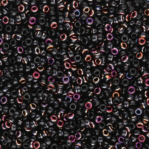 Rocaille Miyuki 15/0 55040 - Black Sliperit x8g