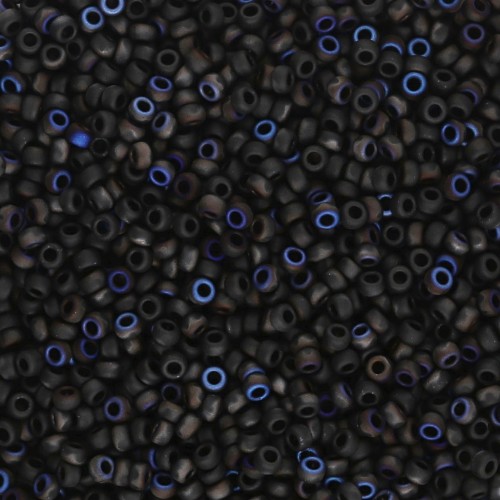 Rocaille Miyuki 15/0 55042 - Black Azuro Mat x8g