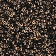 Rocaille Miyuki 15/0 55044 - Black Amber Mat x8g