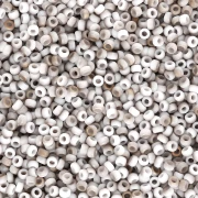 Rocaille Miyuki 15/0 55064 - Opaque White Valentinite Mat x8g