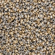 Rocaille Miyuki 15/0 55065 - Opaque White Amber Mat x8g