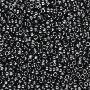 Rocaille Miyuki 15/0 55096 - Black Vacuum Hematite Full x8g