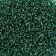 Rocaille Miyuki 15/0 1408 - Dyed Transparent Faye Green x8g|raw }}