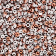 Rocaille Miyuki 11/0 55066 - Opaque White Sunset Mat x8g|raw }}