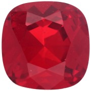 Cabochon carré Aurora A4470 10 mm - Ruby x1