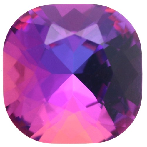 Cabochon carré Aurora A4470 10 mm - Crystal Violet Blue x1