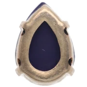 Cristal serti Aurora A4320 Drop 14x10 mm - Doré - Crystal Violet Blue x1
