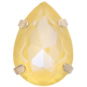 Cristal serti Aurora A4320 Drop 14x10 mm - Doré - Crystal Sunshine Delite x1