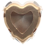 Cristal serti Aurora Coeur A4831 Antique Heart 11x10 mm - Doré - Light Sapphire x1