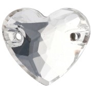 Coeur - Cabochon - intercalaire Aurora A3259 14x12 mm - Crystal x1 Cabochon - intercalaire Aurora A3259 14x12 mm - Crystal x1