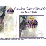 Perles en verre Hélios® par Puca® 6x10 mm - Transparent Constellation Yellow x10g