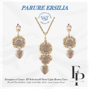 Perles escargot en verre 13 mm - Pastel Bordeaux x6