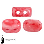 Perles en verre Lipsi® par Puca® 4x6 mm - Mishmash Dark Peach x10g