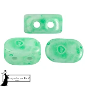 Perles en verre Lipsi® par Puca® 4x6 mm - Mishmash Green x10g