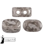 Perles en verre Lipsi® par Puca® 4x6 mm - Mishmash Taupe x10g
