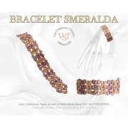 Perles en verre Lipsi® par Puca® 4x6 mm - Mishmash Topaz x10g