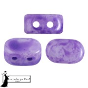 Perles en verre Lipsi® par Puca® 4x6 mm - Mishmash Violet x10g