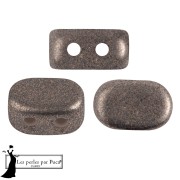 Perles en verre Lipsi® par Puca® 4x6 mm - Bronze Grey x10g