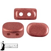 Crystal - Perles en verre Lipsi® par Puca® 4x6 mm - Bronze Rose x10g Perles en verre Lipsi® par Puca® 4x6 mm - Bronze Rose x10g
