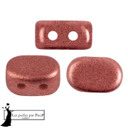 Perles en verre Lipsi® par Puca® 4x6 mm - Bronze Rose x10g