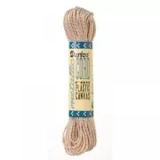 Cordon pour plastic canvas 2 mm Doré/Blanc x24.5m