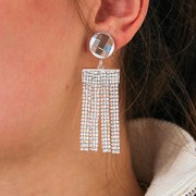 PureCrystal Crystal Mesh 40001 2 rangs 5.3 mm - Crystal Bronze - Doré x5cm