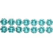 PureCrystal Crystal Mesh 40001 2 rangs 5.3mm - Reinvented Caribbean Green x5cm