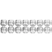 PureCrystal Crystal Mesh 40001 2 rangs 5.3mm - Reinvented Caribbean Green x5cm