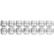 PureCrystal Crystal Mesh 40001 2 rangs 5.3 mm - Crystal Bronze x5cm