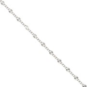 Chaîne maille Fantaisie 2.1 mm - Argent 925 x50cm