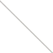 Chaîne maille Gourmette limée 1 mm - Argent 925 x50cm