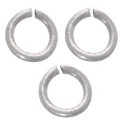 Anneaux ouverts 3x0.5 mm - Acier inoxydable 316L x100